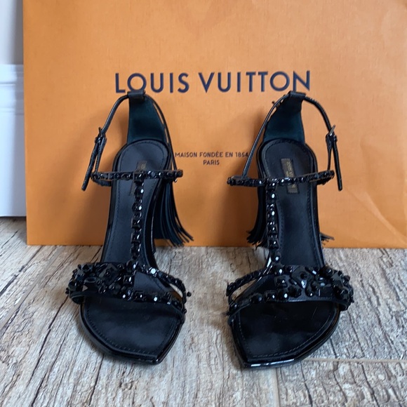 LOUIS VUITTON dressy sandals Size.40🌹+free gift - Picture 5 of 16